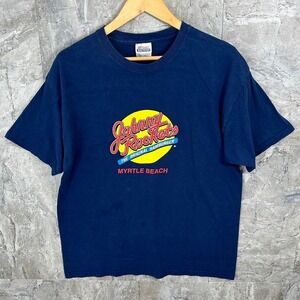 Navy Johnny‎ Rockets Myrtle Beach cotton t-shirt Men's Large